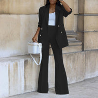 Women's Casual Wide Leg Suit