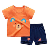 Baby Short Sleeve Cotton Short Set