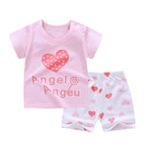 Baby Short Sleeve Cotton Short Set