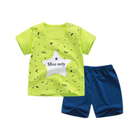 Baby Short Sleeve Cotton Short Set