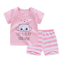 Baby Short Sleeve Cotton Short Set