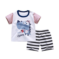 Baby Short Sleeve Cotton Short Set