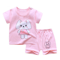 Baby Short Sleeve Cotton Short Set