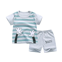 Baby Short Sleeve Cotton Short Set