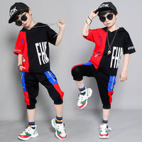 Children's Summer Short-sleeved Suit