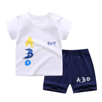 Baby Short Sleeve Cotton Short Set