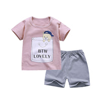 Baby Short Sleeve Cotton Short Set