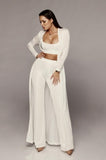 Women Bandage Lace-up 3-Piece set