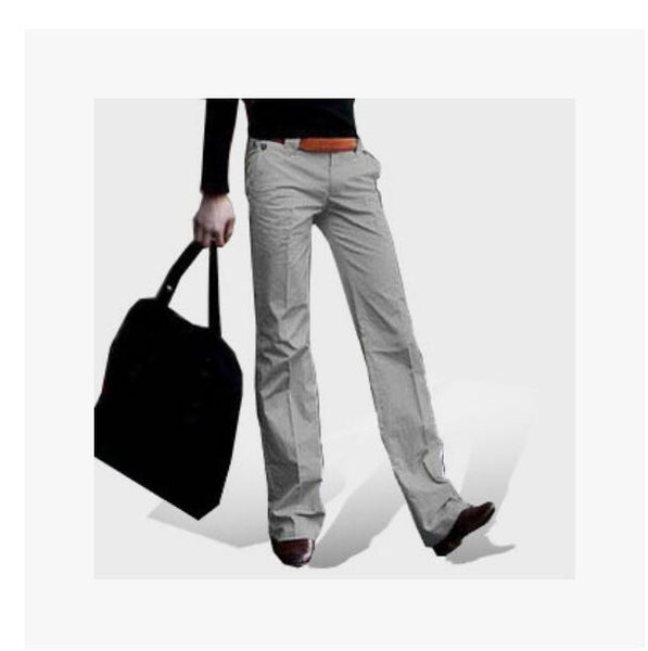 Men's Business Casual Boot Cut Trousers