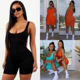 Women Sleeveless Short Romper /Jumpsuit