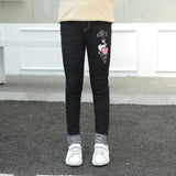 Young Girls' Cartoon Jeans 4T-13Y