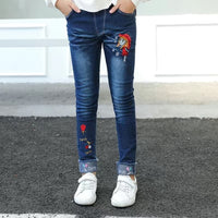 Young Girls' Cartoon Jeans 4T-13Y