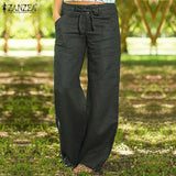 Casual Wide Leg Pants-Women's