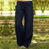 Casual Wide Leg Pants-Women's