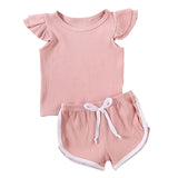 Girls Ruffles Short Sets