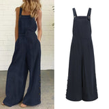 Women Loose Sleeveless Rompers