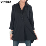 Long Sleeve Solid Tunics