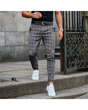 Men's Casual Plaid Pants