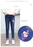 Young Girls' Cartoon Jeans 4T-13Y