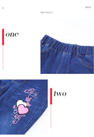 Young Girls' Cartoon Jeans 4T-13Y