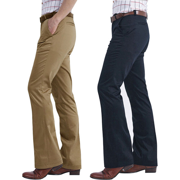 Men's Casual Flared Trousers